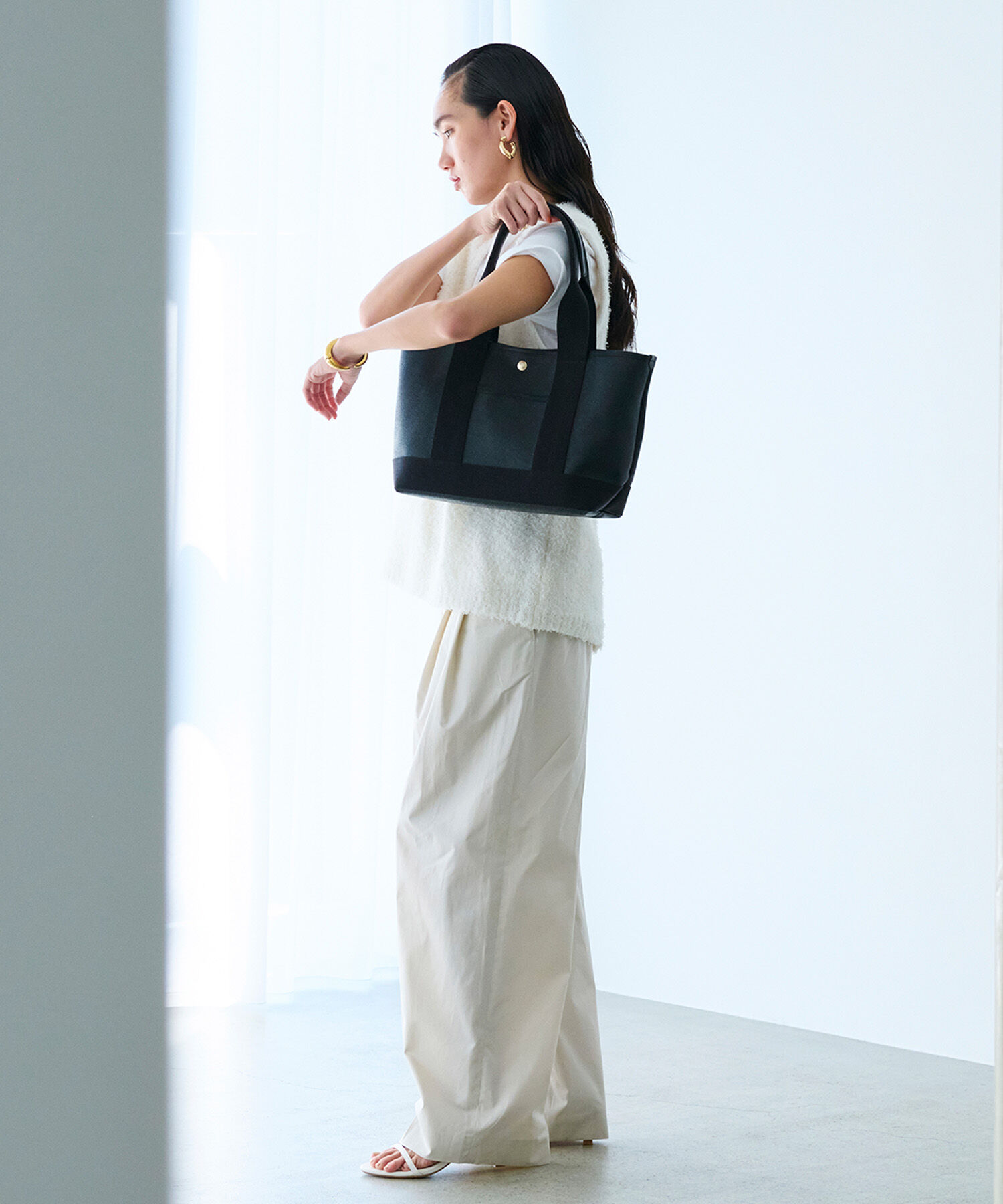 TOPKAPI BREATH「【Breath TOPKAPI】SCOTCH GRAIN スコッチグレイン A4 トートバッグ 」|トートバッグ|