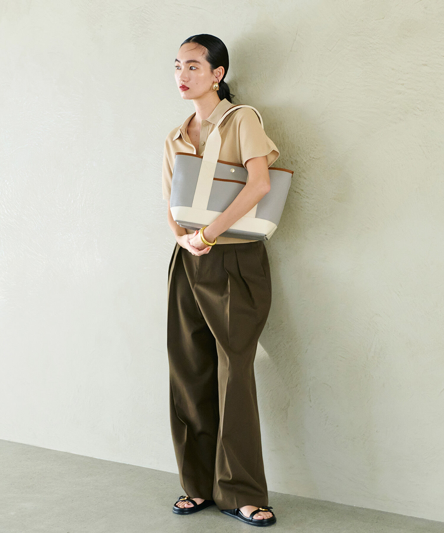 TOPKAPI BREATH「【Breath TOPKAPI】SCOTCH GRAIN スコッチグレイン A4 トートバッグ 」|トートバッグ|