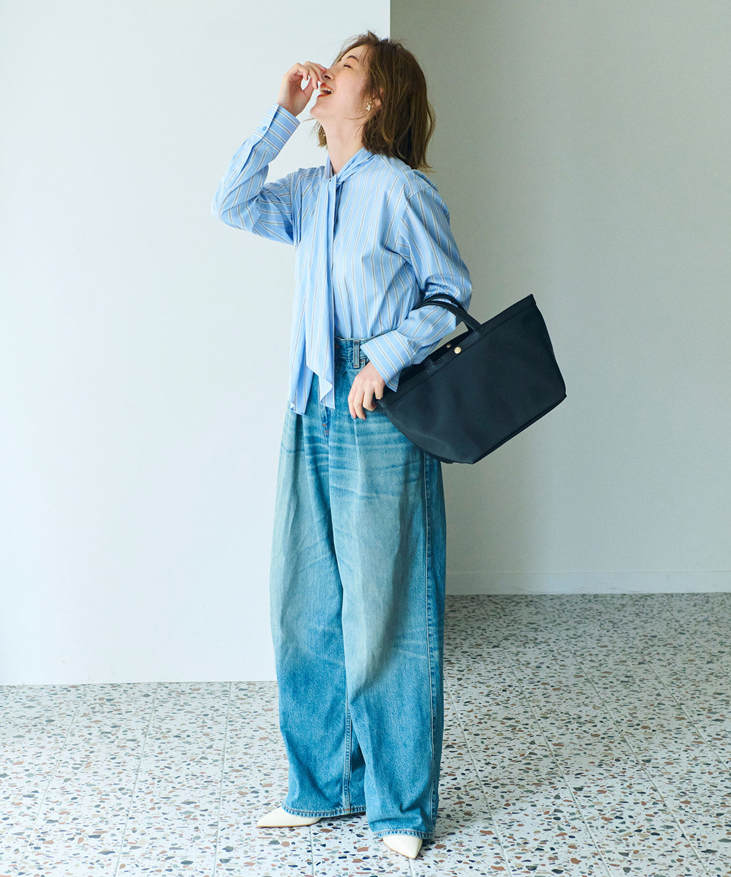 TOPKAPI BREATH「【Breath TOPKAPI】Bright ブライト スリーポケット B5 トートバッグ」|トートバッグ|