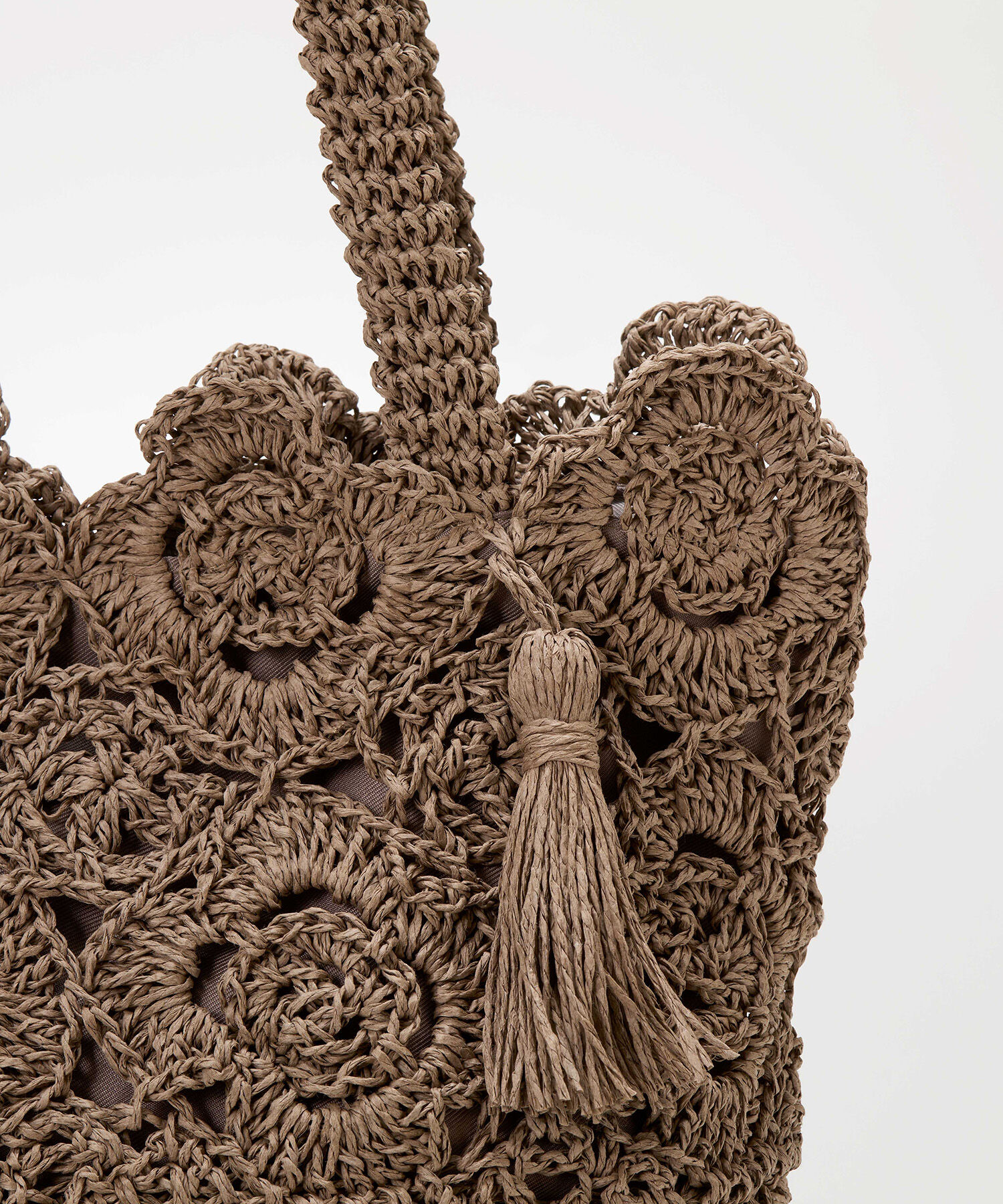 TOPKAPI BREATH「【TREASURE TOPKAPI】フラワーモチーフ ペーパー トートバッグ」|かごバッグ|