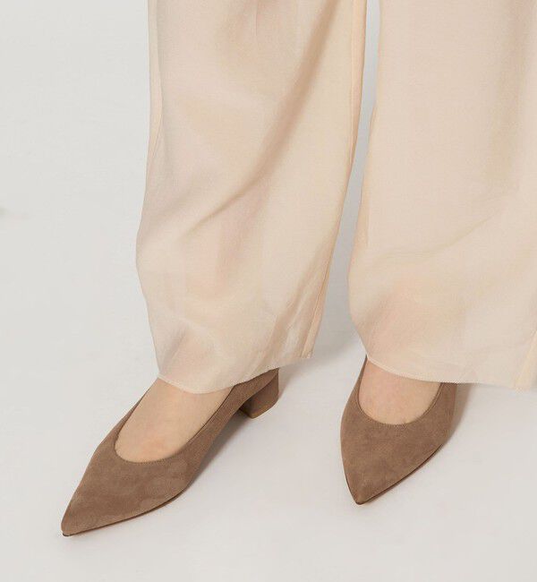 ODETTE E ODILE「ポインテッドブロックヒール パンプス35&darr;&uarr;」|パンプス|