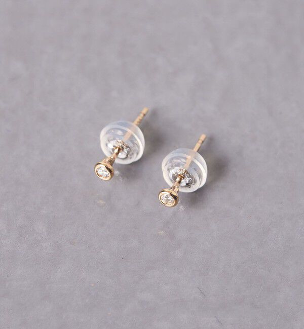 UNITED ARROWS「＜les bonbon＞10K DIA ピアス」|ピアス|GOLD
