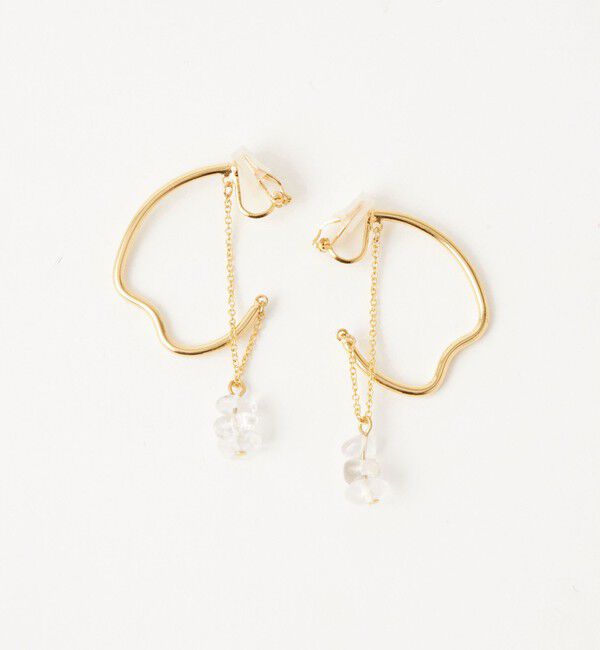 UNITED ARROWS green label relaxing「＜anisotea＞ Wave Hoop イヤリング」|イヤリング|