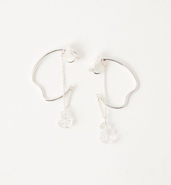 UNITED ARROWS green label relaxing「＜anisotea＞ Wave Hoop イヤリング」|イヤリング|