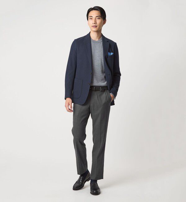 UNITED ARROWS green label relaxing「TW サキソニー アジャスター スリム スラックス -ウォッシャブル・ストレッチ-」|スラックス|