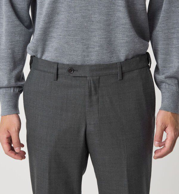 UNITED ARROWS green label relaxing「TW サキソニー アジャスター スリム スラックス -ウォッシャブル・ストレッチ-」|スラックス|