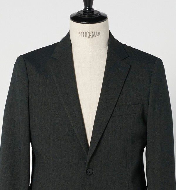 UNITED ARROWS green label relaxing「A+ ポリエステルツイード 2B スタンダード 2P ジャケット -ウォッシャブル・ストレッチ-」|テーラードジャケット|