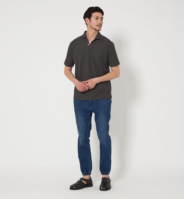 BEAUTY&YOUTH UNITED ARROWS「【WEB限定 WARDROBE SMART】ステイ クリーン ピケ スキッパー ポロシャツ【抗菌・防臭】」|ポロシャツ|