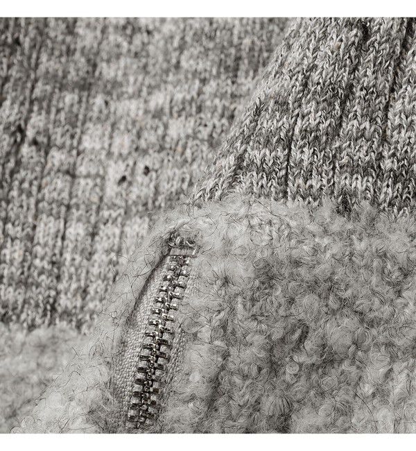 Ray BEAMS 「メランジ リブ ハイネック ニット」|ニット・セーター|