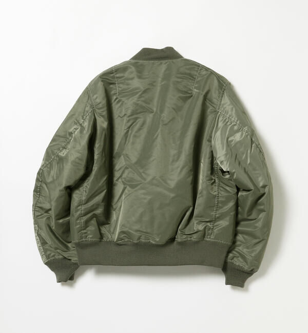 BEAMS「リラックスフィット THERMOLITE(R) MA-1 （撥水）」|ブルゾン・スタジャン|