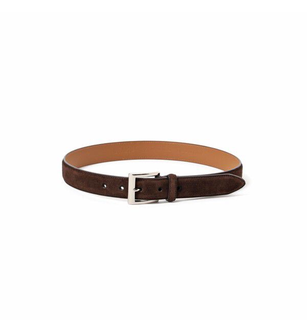 BEAMS PLUS「Suede Belt」|ベルト|D.BROWN