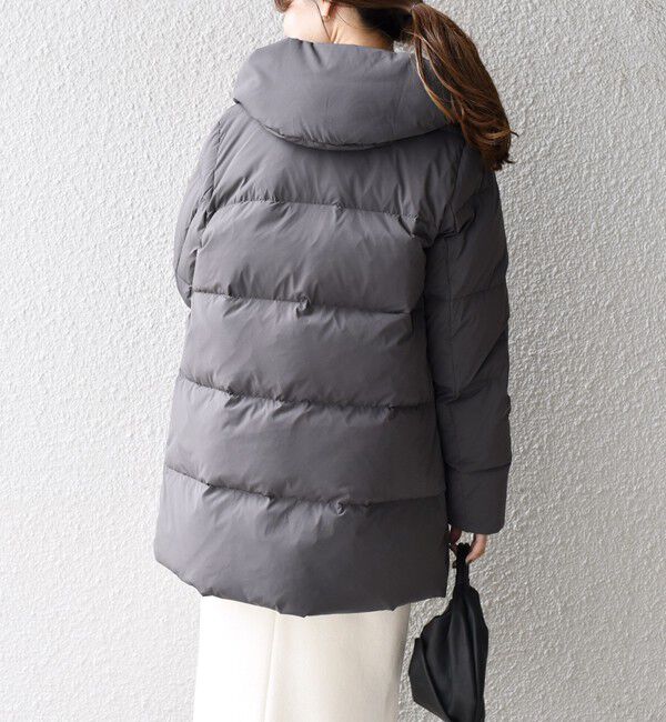 SHIPS for women「*〈手洗い可能〉ショールカラー ミディ ダウン ◇」|その他|