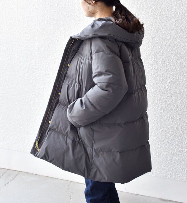 SHIPS for women「*〈手洗い可能〉ショールカラー ミディ ダウン ◇」|その他|