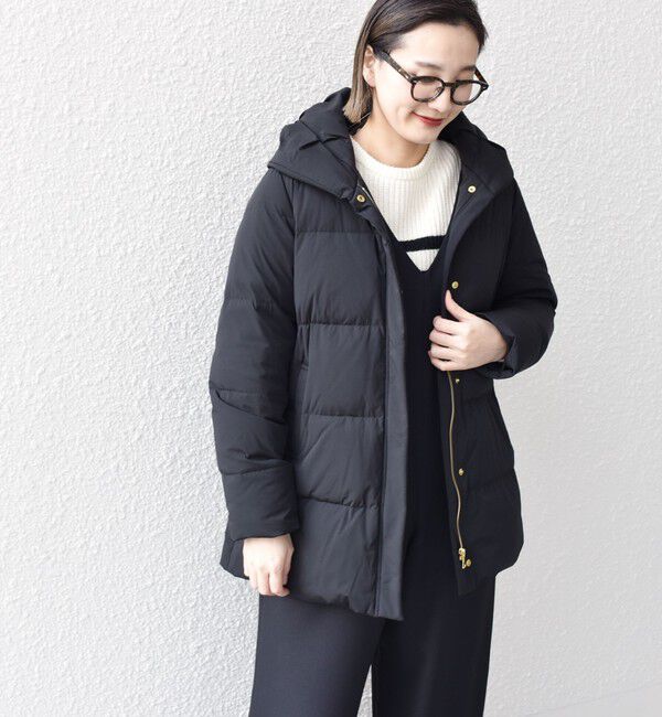 SHIPS for women「*〈手洗い可能〉ショールカラー ミディ ダウン ◇」|その他|