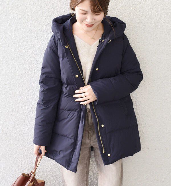 SHIPS for women「*〈手洗い可能〉ショールカラー ミディ ダウン ◇」|その他|