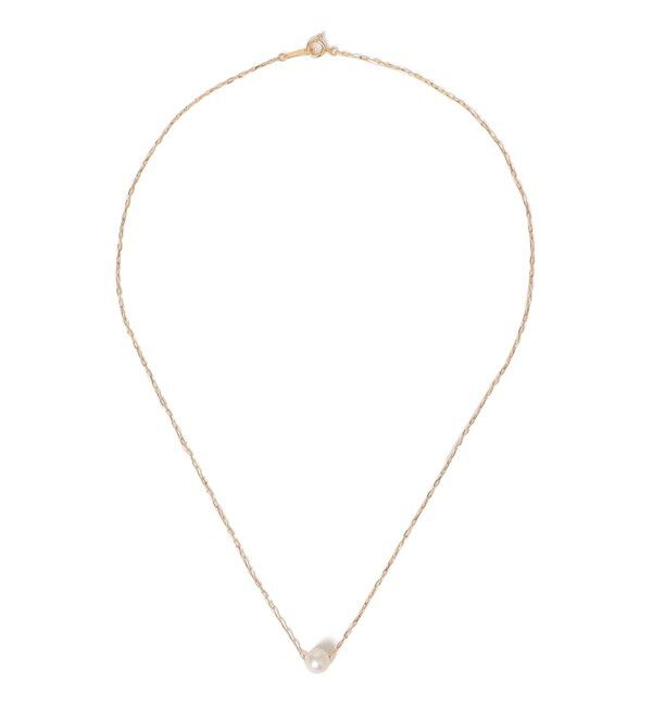 SHIPS for women「18K シャインカット 淡水パール ネックレス」|ネックレス|