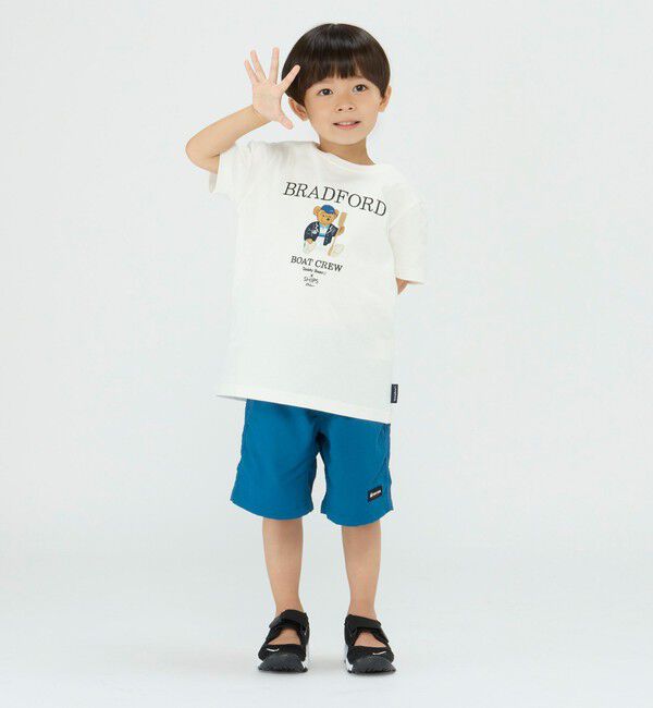 SHIPS Colors 「SHIPS Colors:TeddyBear(R) プリント&ステッチ TEE(80~150cm)◇」|Tシャツ・カットソー|