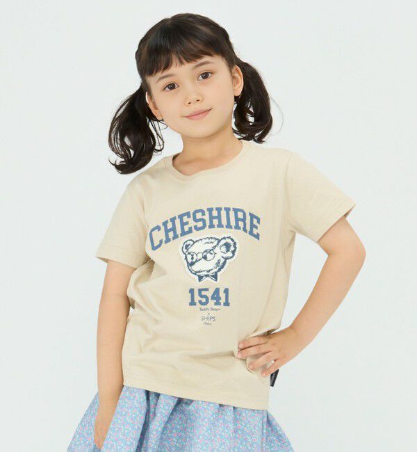 SHIPS Colors 「SHIPS Colors:TeddyBear(R) プリント&ステッチ TEE(80~150cm)◇」|Tシャツ・カットソー|
