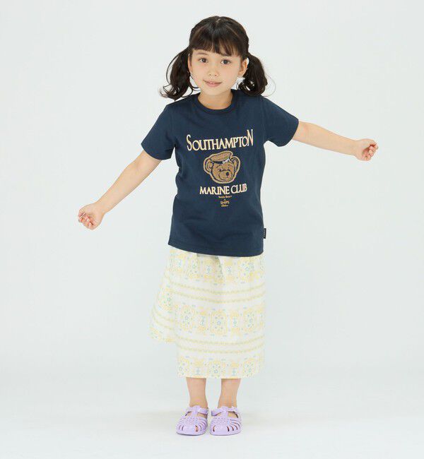 SHIPS Colors 「SHIPS Colors:TeddyBear(R) プリント&ステッチ TEE(80~150cm)◇」|Tシャツ・カットソー|
