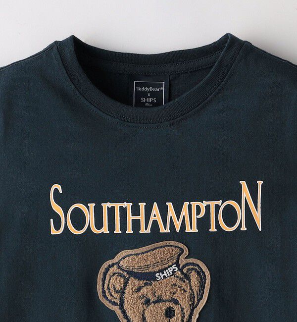 SHIPS Colors 「SHIPS Colors:TeddyBear(R) プリント&ステッチ TEE(80~150cm)◇」|Tシャツ・カットソー|