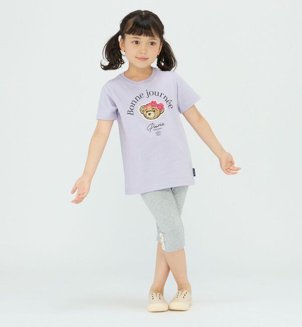SHIPS Colors 「SHIPS Colors:TeddyBear(R) プリント&ステッチ TEE(80~150cm)◇」|Tシャツ・カットソー|