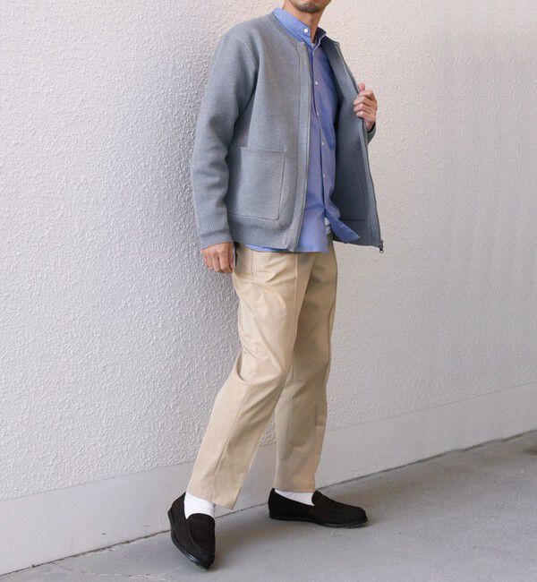 SHIPS any「SHIPS any: 〈洗濯機可能〉センタークリース ステッチ テーパード イージー チノパンツ◇」|チノ|