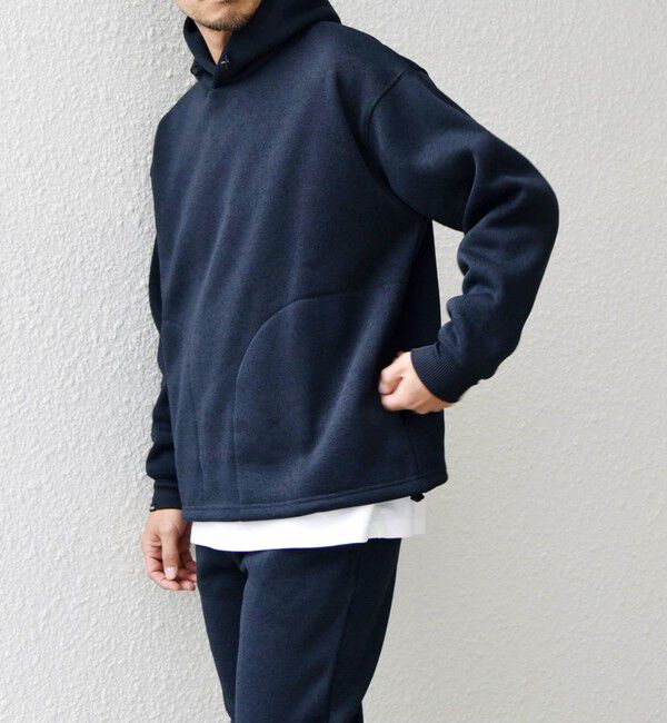 SHIPS any「SHIPS any:〈洗濯機可能〉ニット フリース 裏起毛 プルオーバー パーカー (セットアップ対応)◇」|パーカー|