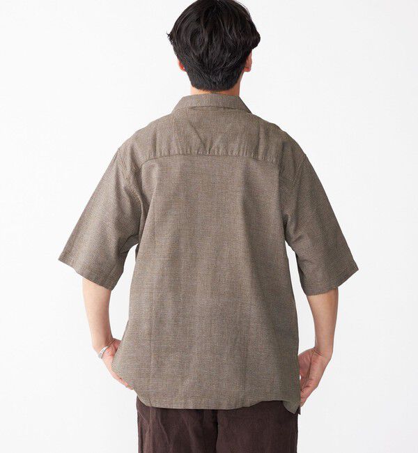 SHIPS「SHIPS: コットン パナマ ショートスリーブ シャツ」|シャツ・ブラウス|