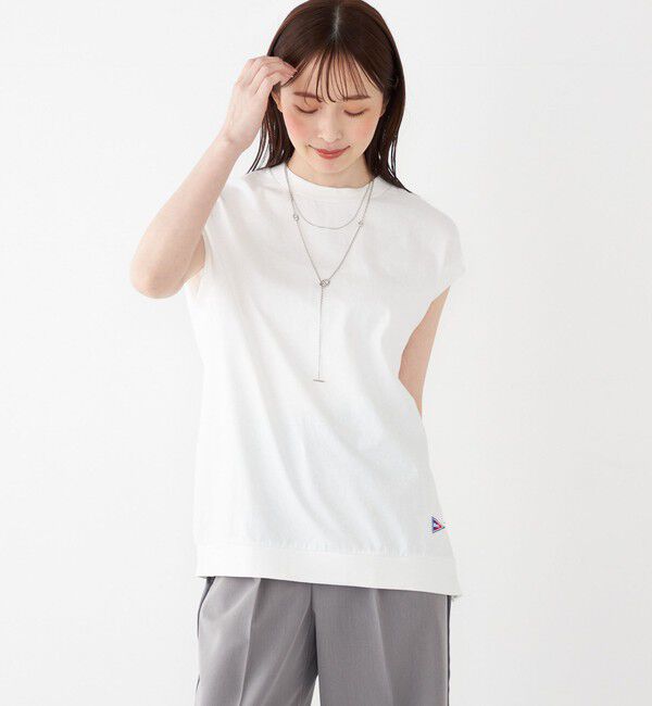 SHIPS Colors 「【SHIPS Colors別注】Allen A : USAコットン サイドジップ トップス」|Tシャツ・カットソー|