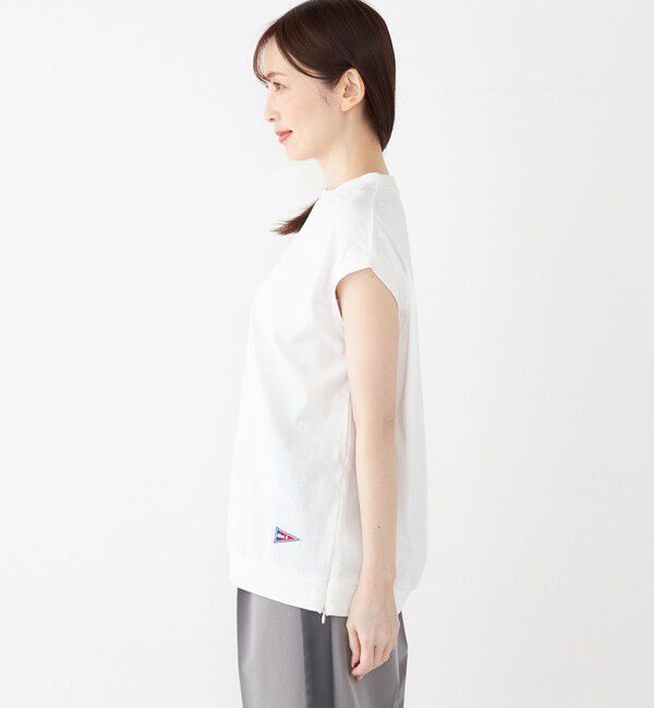 SHIPS Colors 「【SHIPS Colors別注】Allen A : USAコットン サイドジップ トップス」|Tシャツ・カットソー|