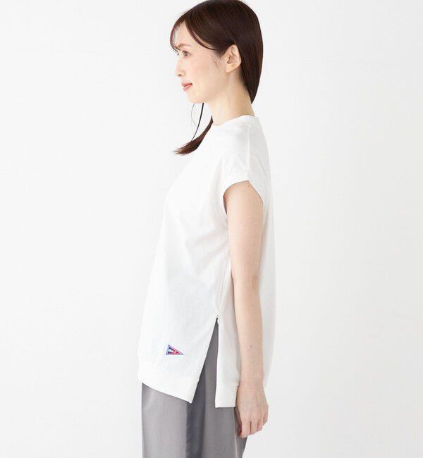 SHIPS Colors 「【SHIPS Colors別注】Allen A : USAコットン サイドジップ トップス」|Tシャツ・カットソー|