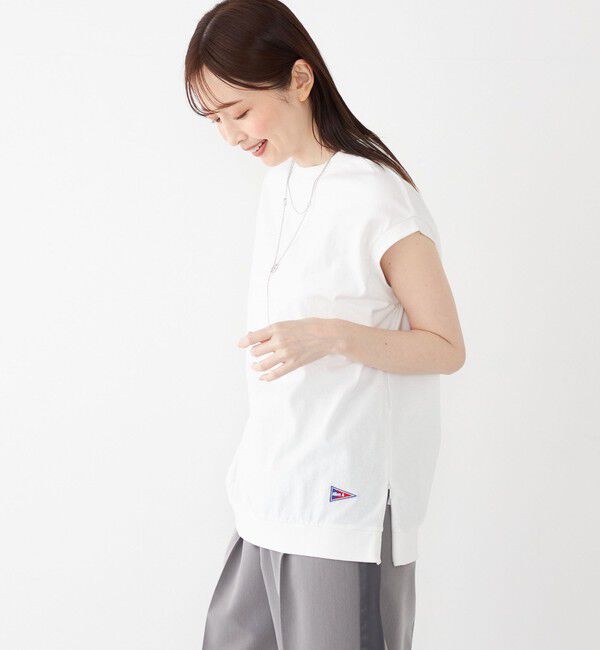 SHIPS Colors 「【SHIPS Colors別注】Allen A : USAコットン サイドジップ トップス」|Tシャツ・カットソー|