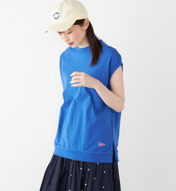 SHIPS Colors 「【SHIPS Colors別注】Allen A : USAコットン サイドジップ トップス」|Tシャツ・カットソー|