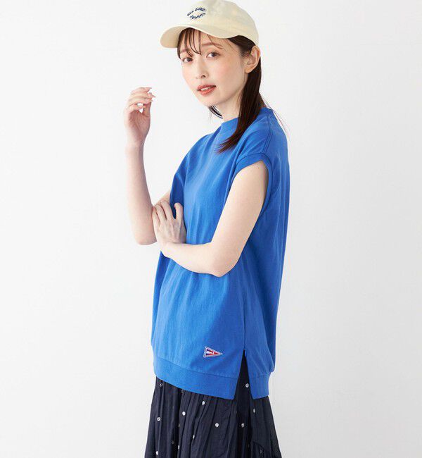 SHIPS Colors 「【SHIPS Colors別注】Allen A : USAコットン サイドジップ トップス」|Tシャツ・カットソー|