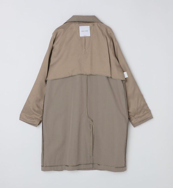 SHIPS「CARRARO: コットン/ナイロン ステンカラー コート」|ステンカラーコート|