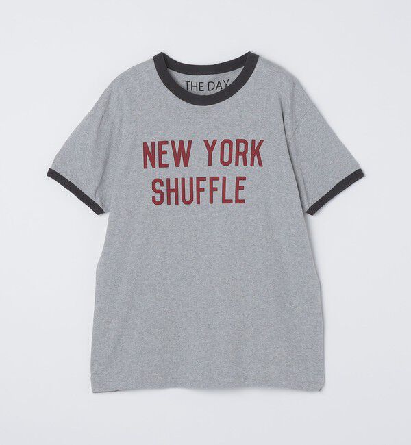 SHIPS「【SHIPS別注】THE DAY ON THE BEACH: プリント リンガー Tシャツ」|Tシャツ・カットソー|