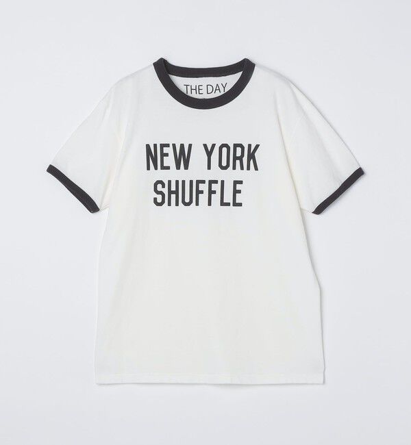 SHIPS「【SHIPS別注】THE DAY ON THE BEACH: プリント リンガー Tシャツ」|Tシャツ・カットソー|