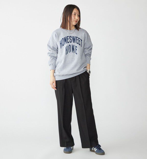 SHIPS「【SHIPS別注】THE DAY ON THE BEACH: プリント クルーネック トレーナー」|スウェット・ジャージ|