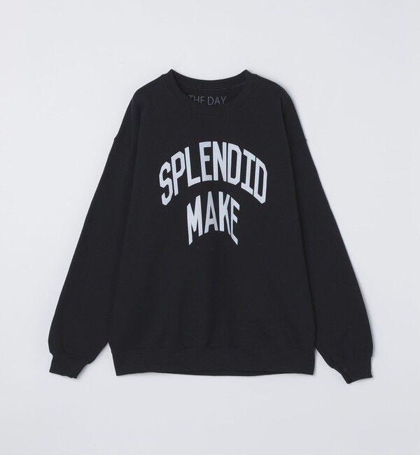 SHIPS「【SHIPS別注】THE DAY ON THE BEACH: プリント クルーネック トレーナー」|スウェット・ジャージ|