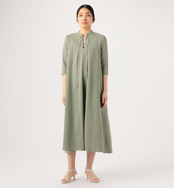 Ballsey「ドライミラノリブ レースアップワンピース」|ワンピース|