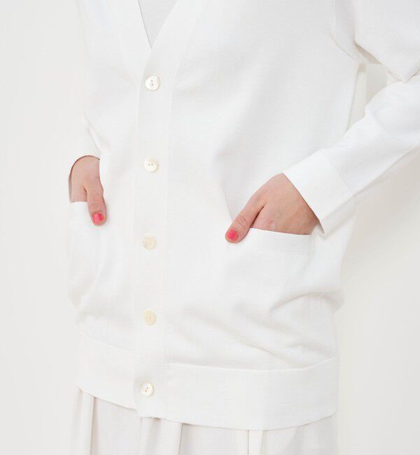 GALERIE VIE「シーアイランドコットン Vネックカーディガン」|カーディガン|