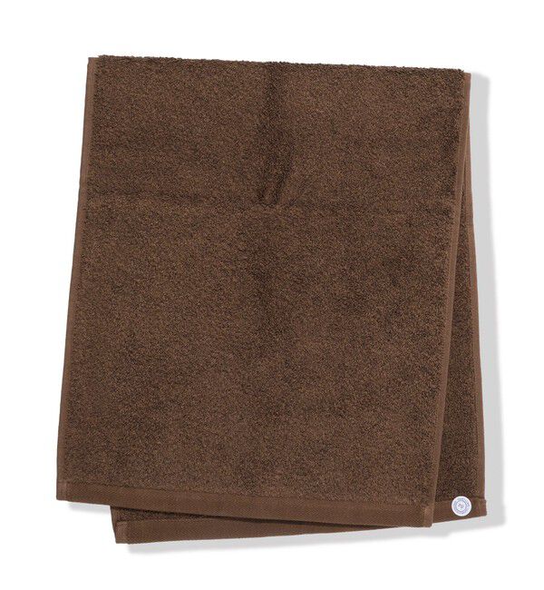 TOMORROWLAND HOME「コットンヘンプフェイスタオル」|タオル|49 ダークブラウン