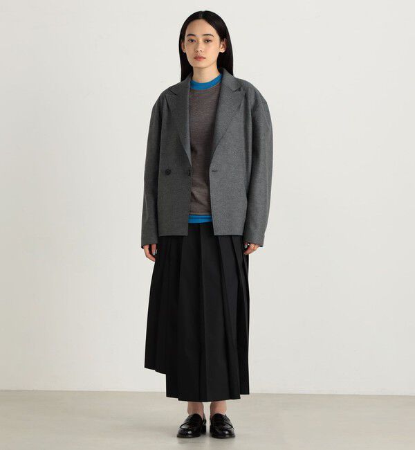 Edition「ウールジャージー コクーンジャケット」|テーラードジャケット|