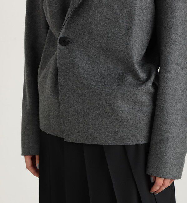 Edition「ウールジャージー コクーンジャケット」|テーラードジャケット|
