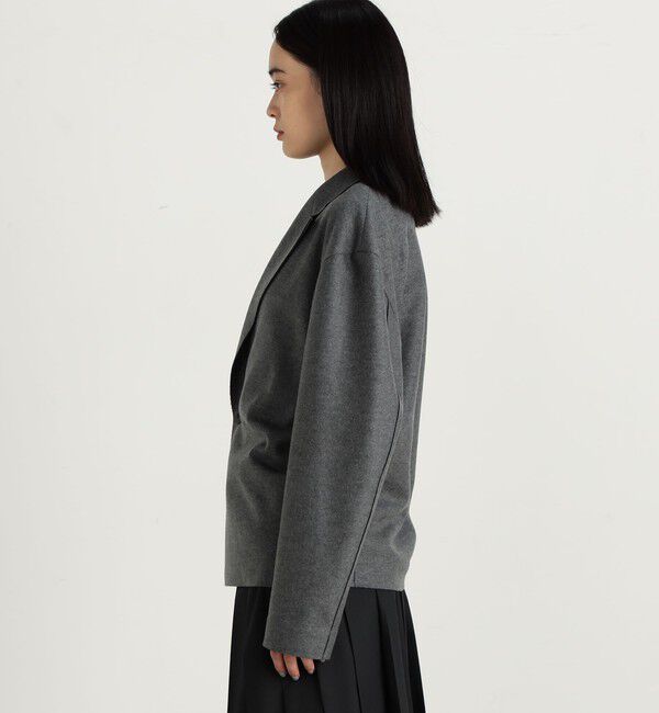 Edition「ウールジャージー コクーンジャケット」|テーラードジャケット|