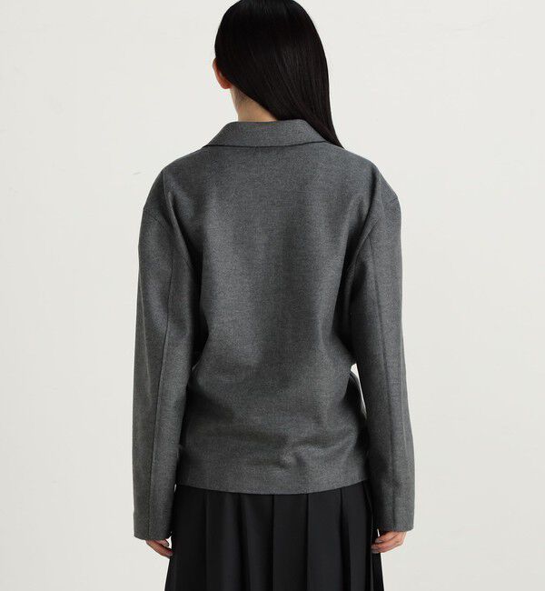 Edition「ウールジャージー コクーンジャケット」|テーラードジャケット|