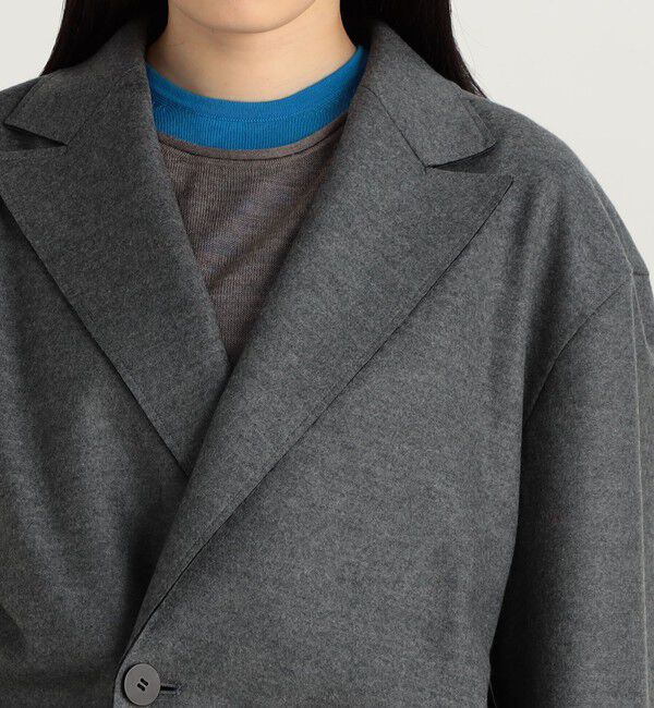 Edition「ウールジャージー コクーンジャケット」|テーラードジャケット|