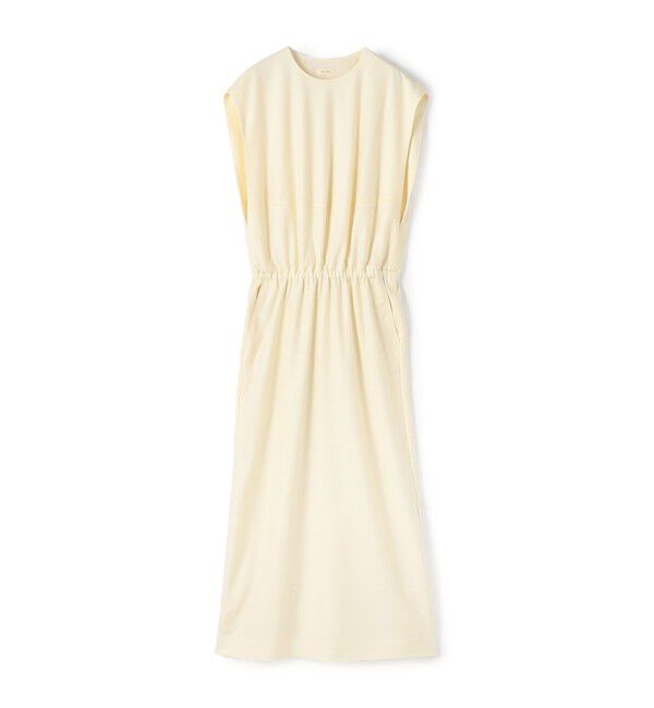 DES PRES「ウールサキソニーストレッチ ウエストギャザーワンピース」|ワンピース|11 ホワイト