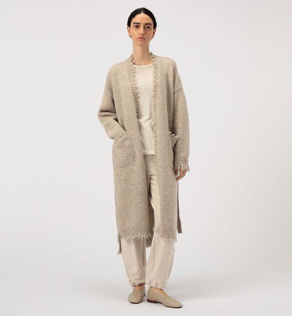TOMORROWLAND GOODS「LAUREN MANOOGIAN FRAY ロングカーディガン」|カーディガン|
