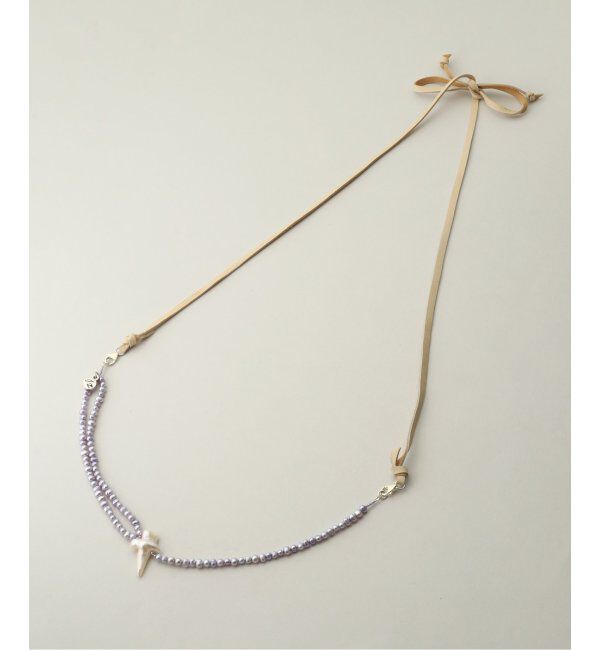  「TACHIBANA Cross with leather ribbon：ネックレス」|ネックレス|